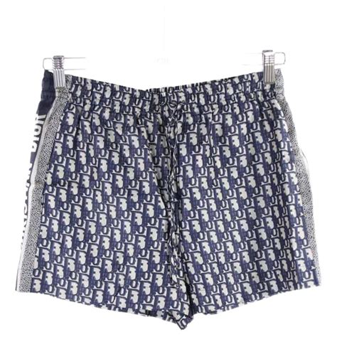 blue dior shorts